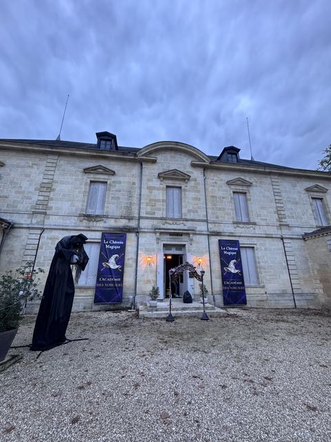 L arrivee au chateau